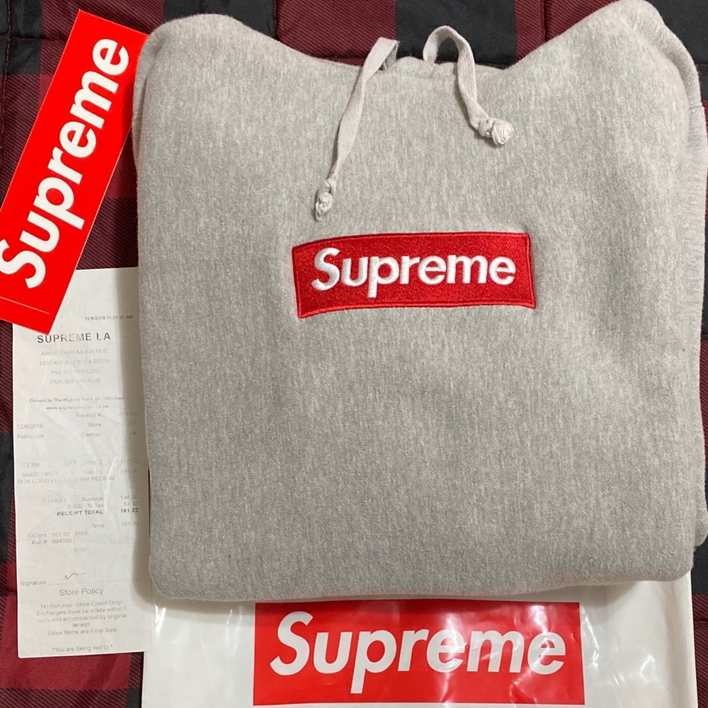 Box Logo Supreme Hoodie